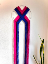 Load image into Gallery viewer, Pride Macramé Heart Weave Wall Hangings. Multiple Designs Available. FREE SHIPPING!!