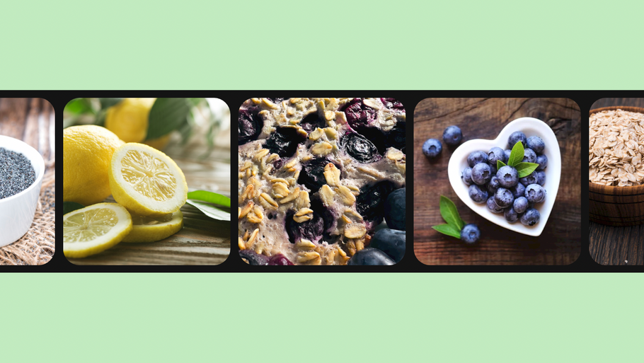Rise and Shine with Lemon Blueberry Poppyseed Baked Oatmeal!