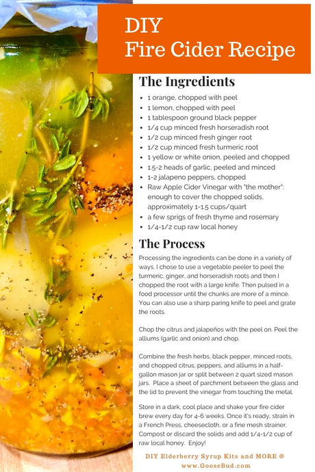 DIY Fire Cider