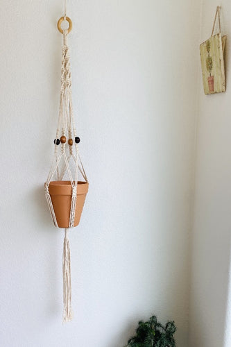 “Nora” Handcrafted Macramé Plant Hanger