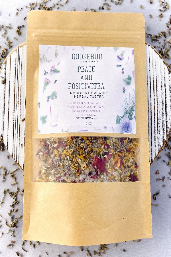 Indulgent TubTea: Organic Bath Tea with Herbs and Epsom *Four Varieties to choose from*