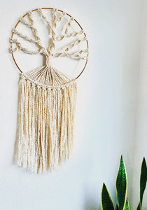 Handcrafted Macramé "Tree of Life" Wall Hanging
