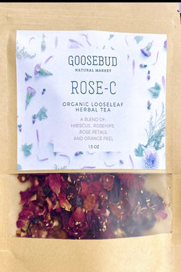ROSE-C Organic Hibiscus Rose Loose Leaf Tea